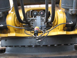 John Deere 870 Excavator-Graco Grease System